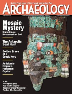 Archaeology Magazine September October 2019 cover